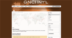 Desktop Screenshot of gnci-intl.com